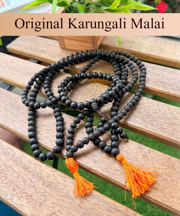 Original Karungali Mala with Certificate | 108 Beads - Image 2