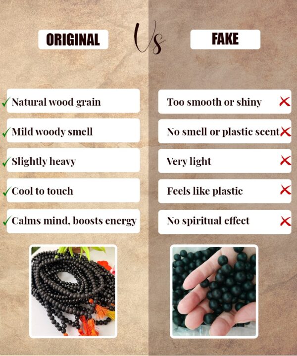 Original Karungali Mala with Certificate | 108 Beads - Image 3