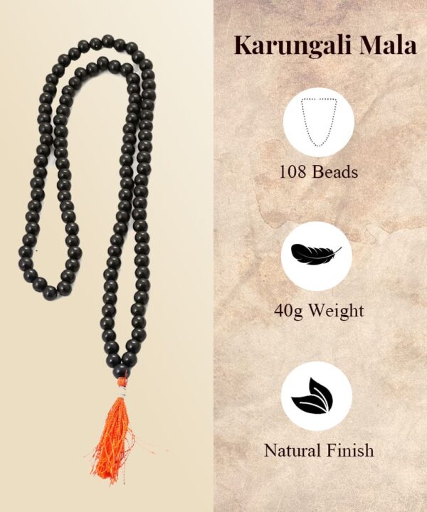 Original Karungali Mala with Certificate | 108 Beads - Image 5