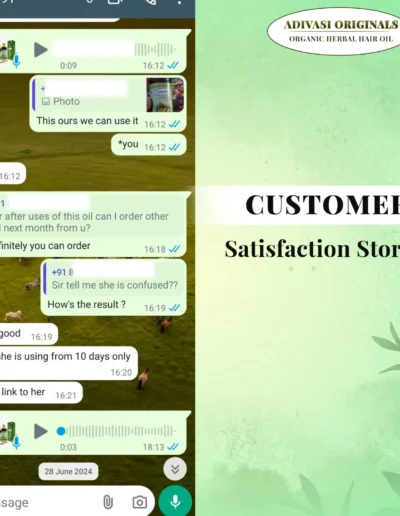 Adivasi Originals Adivasi Hair Oil Customer Feedback 7