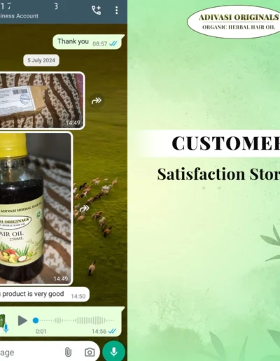 Adivasi Originals Adivasi Hair Oil Customer Feedback 8