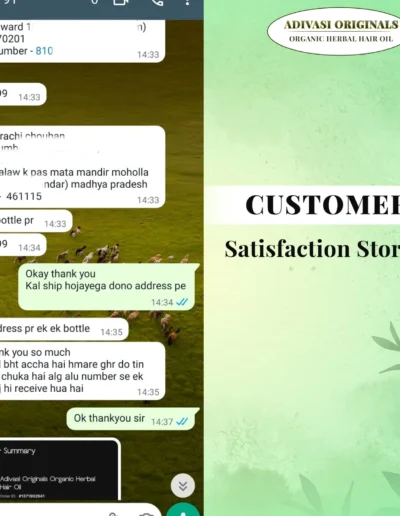 Adivasi Originals Adivasi Hair Oil Customer Feedback 9